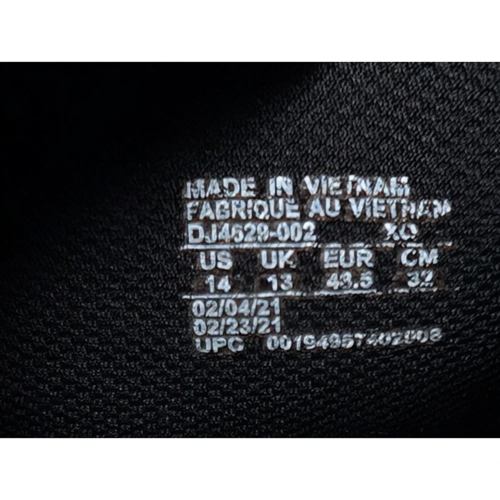 Nike Asuna Men's Size 14 Crater Slides Black Green Sandal DJ4629-002‎